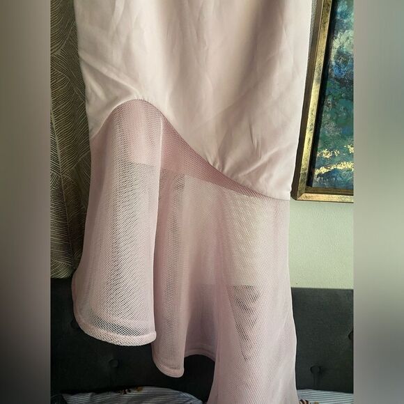 Runaway The Label Chrisalis Midi Dress Size XS Pink  One Shoulder New - Picture 7 of 16